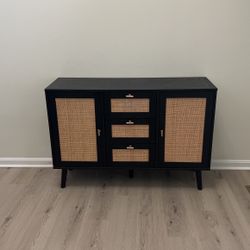 Cabinet Wood Storage Sideboard  