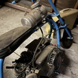 blue mini bike 