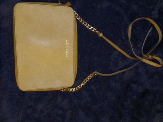 Tan Micheal kors cross body purse