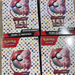 Pokemon Cards 151 Booster Bundle 
