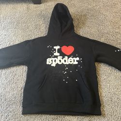Black I Heart Sp5der Hoodie