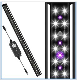 27-Inch LED UVB Reptile Light with Auto On/Off & Preset Day-Night Cycle Dimming, 4 UVI Mode