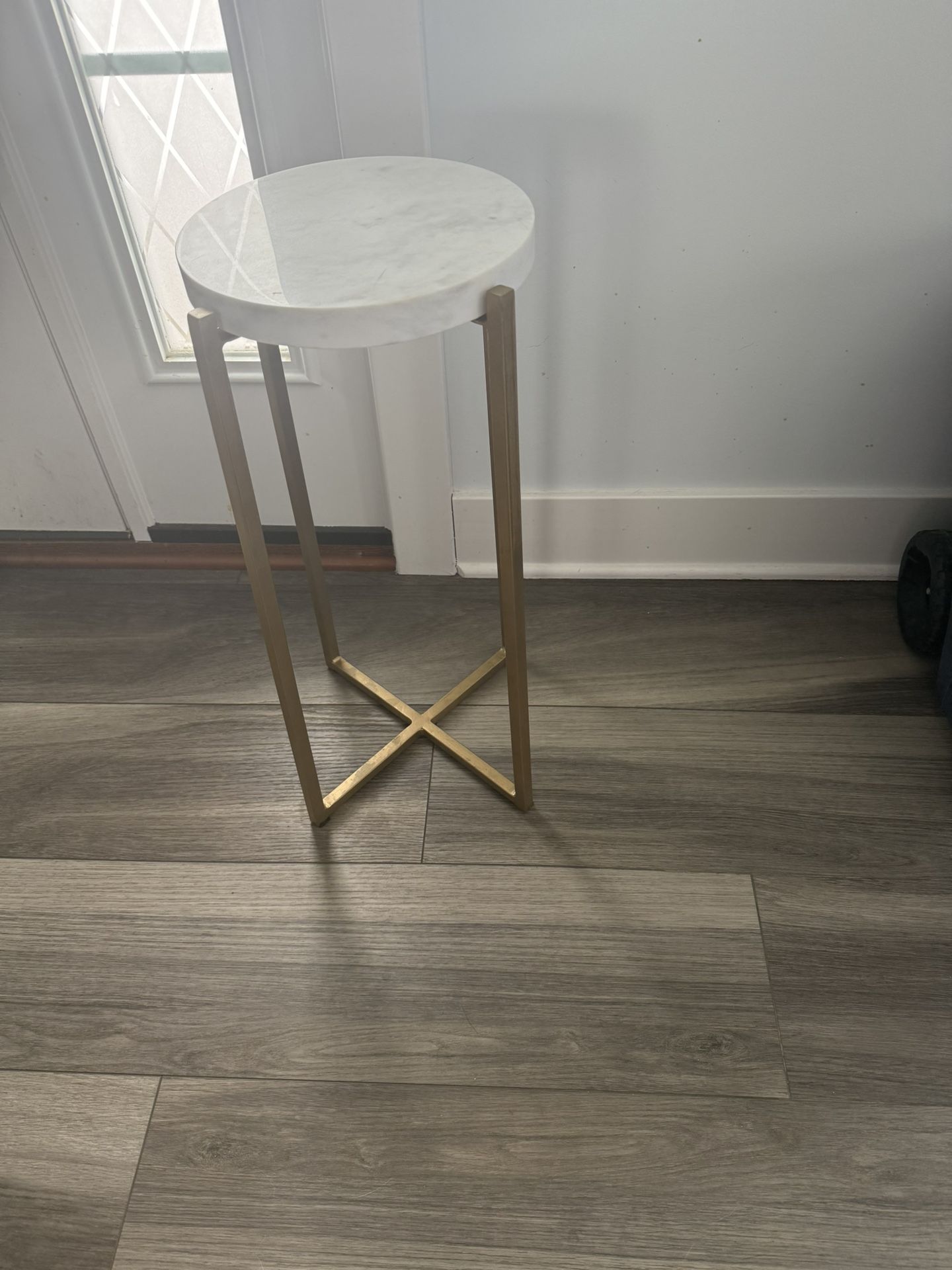 Marble Top Plant Stand