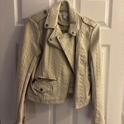 New York And Company Leather Jacket