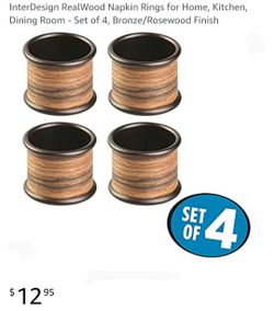 Inter design Napkin rings