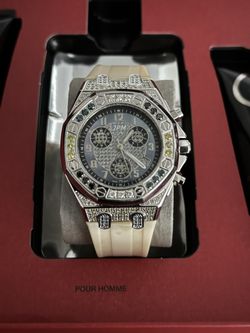 Jpm Techno Multi Color Diamond Watch