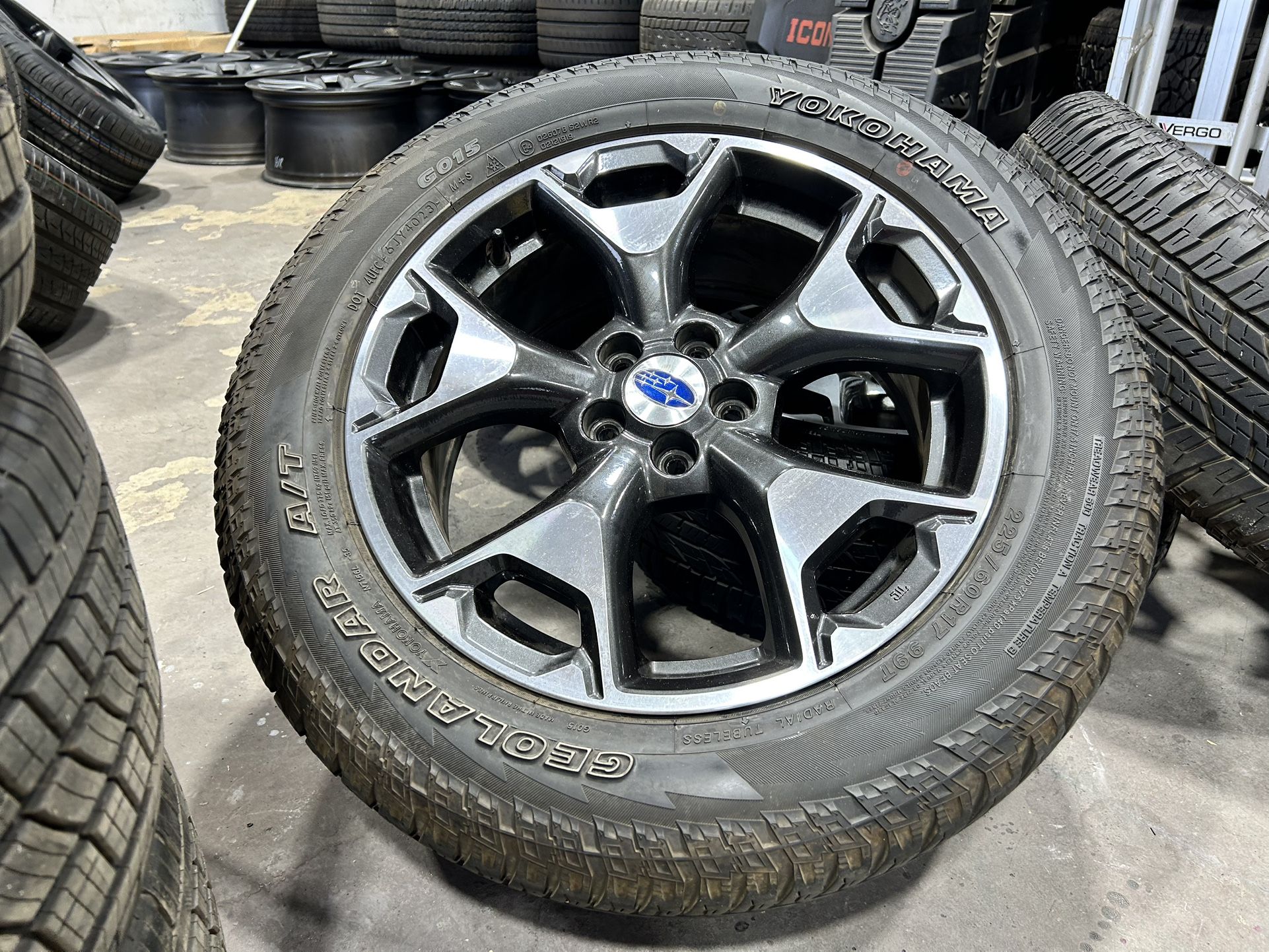 4 OEM 2018 2019 2020 Subaru Crosstrek Wheels Rims 17x7" YOKOHAMA TIRES 225/60R17