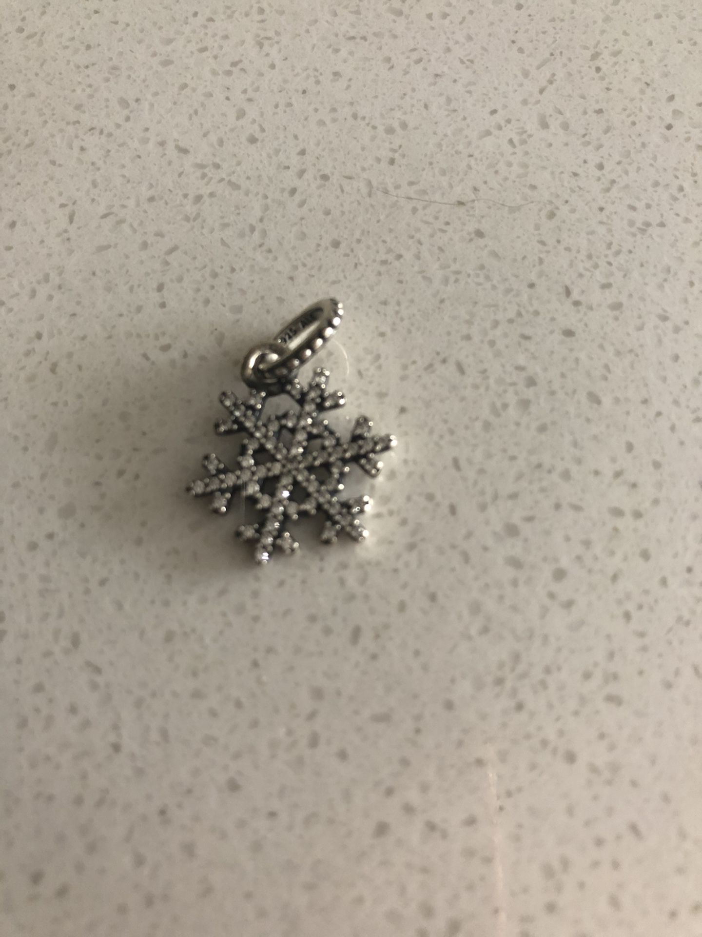 Authentic Pandora snowflake charm
