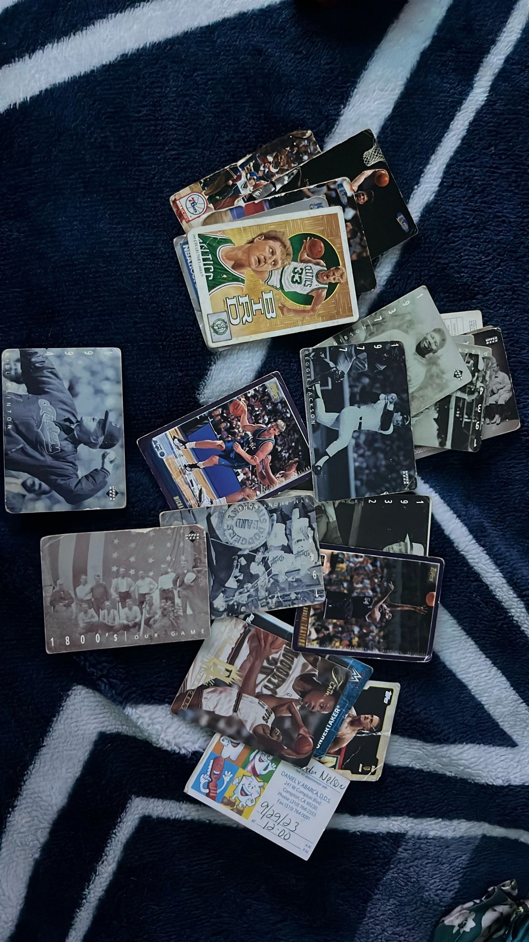Old Baseball And Basketball Cards And Wrestling Cards