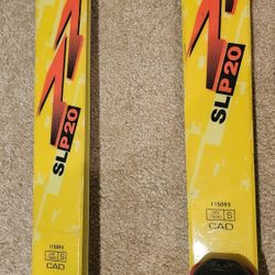 Old school P20SL Volkl Slalom Racing Skis with Marker MRR turntable bindings