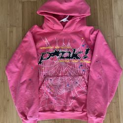 SP5DER P*NK HOODIE 