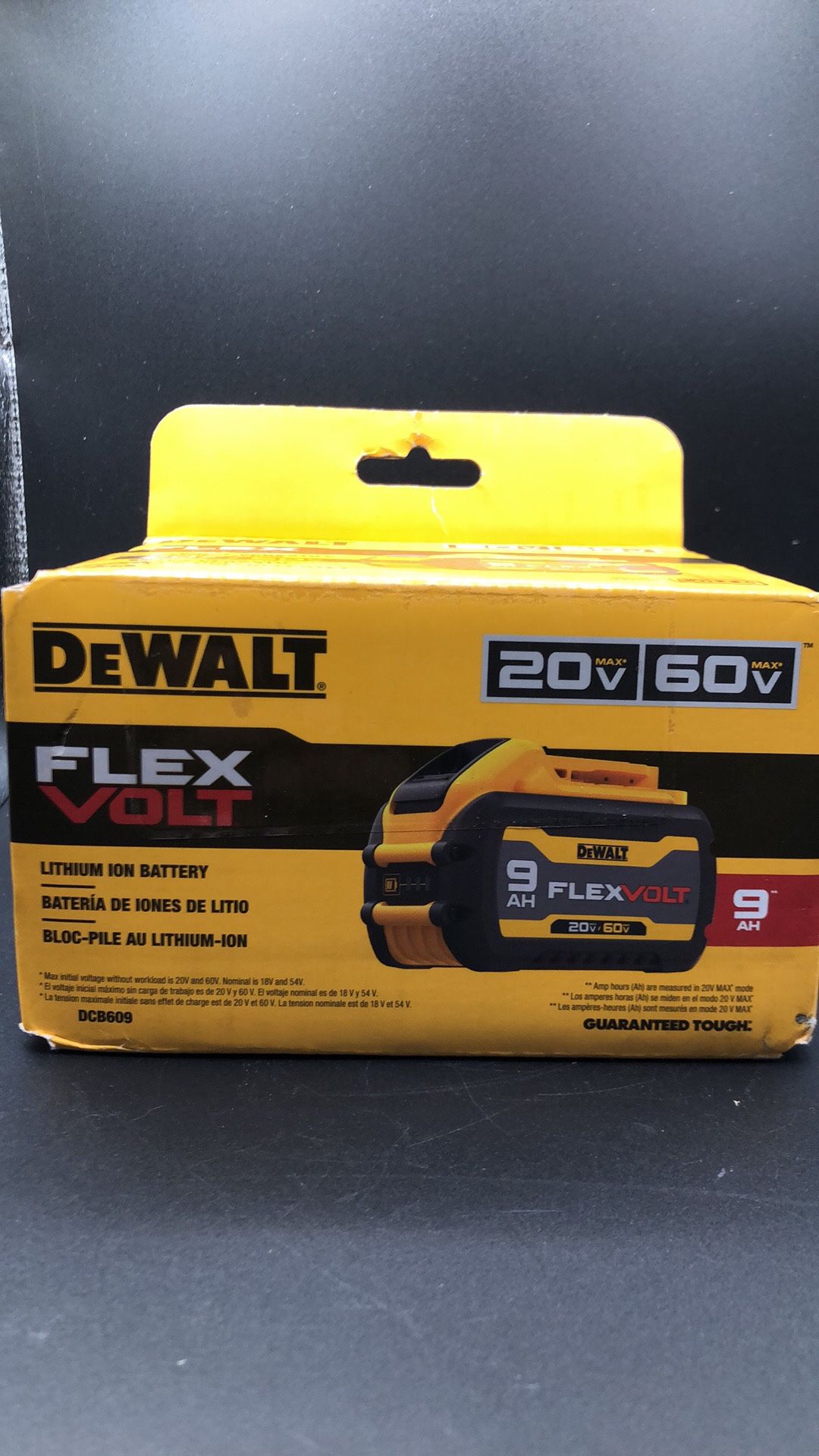 Dewalt FlexVolt 9AH New Condition