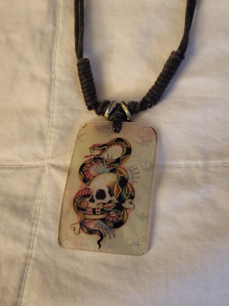 Serpent & Skull Necklace