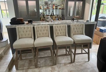For upholstery barstools that swivel
