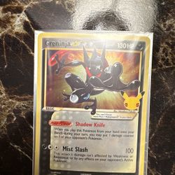 Greninja #SWSH144 Pokemon Celebrations sealed Promo card 