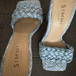 Pretty Blue Summer Heels