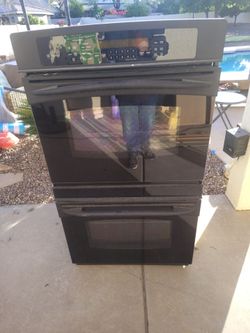 GE Profile electric double oven
