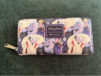 Disney villains loungefly wallet