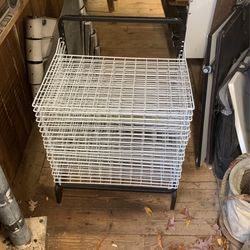 Watercolor/Paint Drying Rack Also Have A Ton Of Paper