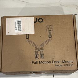 Full motion Dual Monitor desk Mount