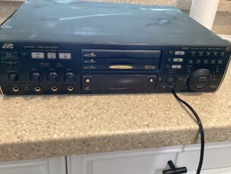 JVC XL-MV303 is a 3-disc karaoke video CD player changer video &  CD MAKE OFFER