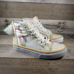 Kids Unicorn Vans Sk8 Hi Sneakers | Kids Size 3