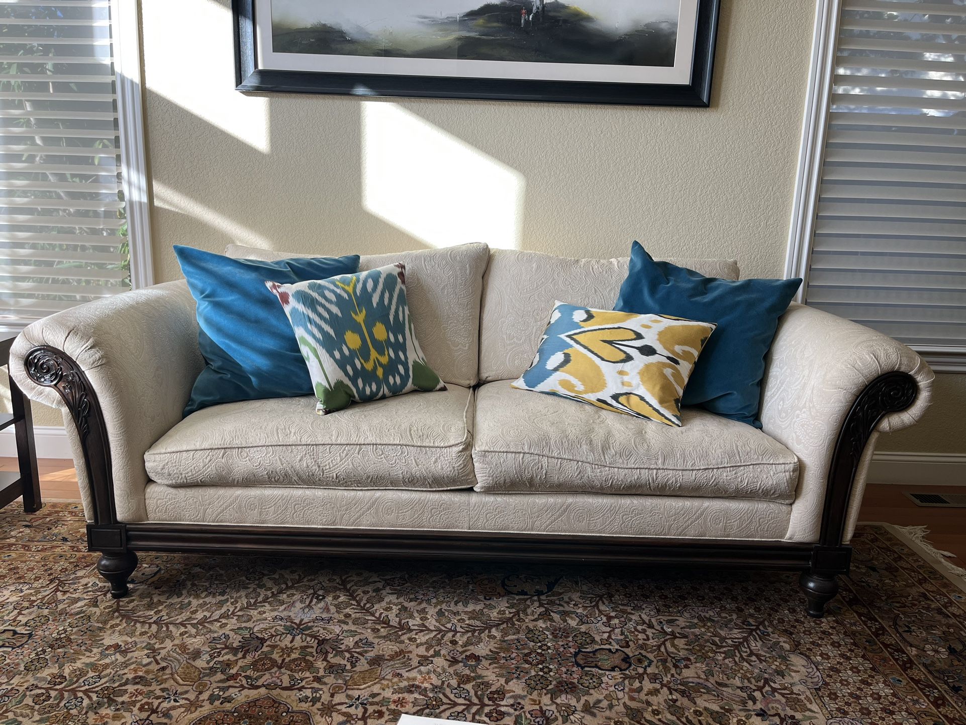 Elegant Ethan Allen sofa/couch