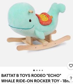 Ballena, mecedora de peluche