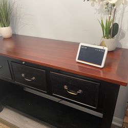 Wooden Console Bench