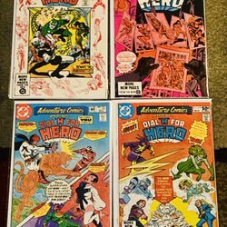 4x Dial H For Hero Comic Books 1981 
