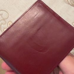VINTAGE Cartier Burgundy Wallet 