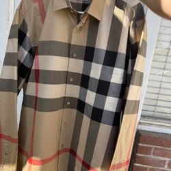 Men’s Xxl Burberry Shirt