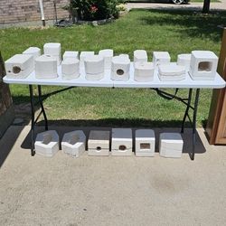 Ceramic Casting Molds Lot of 22