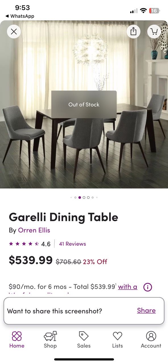 All modern Dining Table And 6 Chairs