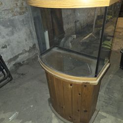 Bow Front Fish Tank And Stand 