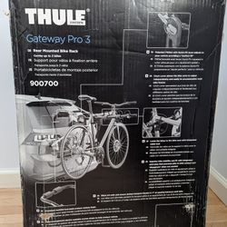 Thule Gateway Pro 3 Bike Rack - Rear Mounted, Carries up to 3 bikes 900700