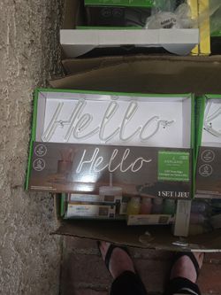 Neon Sign Lamp Battery Op.