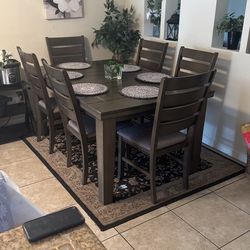 Dark Oak Dining Table