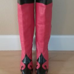 Carlos Falchi Designers Knee High Fashion Boots