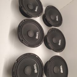 6 DS18 6.5 INCH SPEAKERS