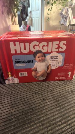 Huggies Little Snugglers Size 1 Diapers 96 Count