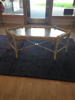 Bamboo coffee table