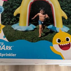 Baby shark sprinkler