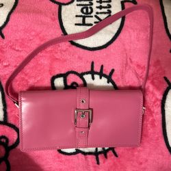 Pink ROLFS leather shoulder bag 