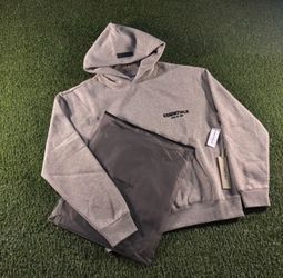 Essentials dark grey hoodie