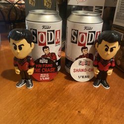 Shang Chi Soda Funko Chase Set