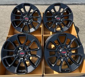 20” Toyota Tundra OEM Wheels Satin Black Powder Coated