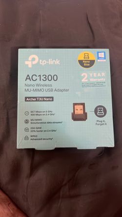 AC1300 Nano Wireless MU-MIMO USB Adapter - Archer T3U Nano