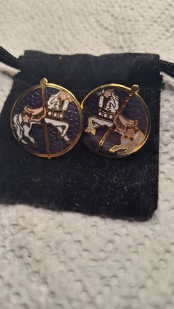 Carousel  Horse Earrings