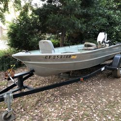 14’ Valco Fishing Boat w/Trailer